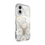 Speck Presidio Lux ClickLock & MagSafe – iPhone 16 dėklas (Sunshine Daisies / Skaidrus / Auksas)