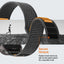 Spigen Athlex Air 2 – Apple Watch dirželis 44/45/46/49 mm (Active Black / Orange)