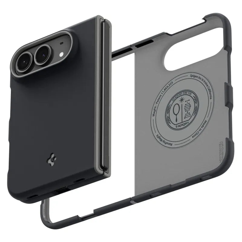 „Spigen Nano Pop Mag MagSafe“ – „iPhone Duo“ dėklas (juodojo sezamo spalvos)