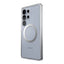Speck Presidio Perfect-Clear Magnet – Samsung Galaxy S25 Ultra MagSafe dėklas (skaidrus / chromo apdaila / Serene Silver)