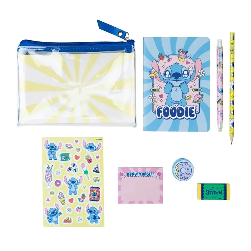 Disney Stitch - Foodie rašymo priemonių rinkinys (8 dalys)