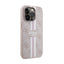 Guess 4G Printed Stripes MagSafe dėklas, skirtas iPhone 15 Pro (rožinis)