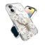 Speck Presidio Lux ClickLock & MagSafe – iPhone 16 dėklas (Sunshine Daisies / Skaidrus / Auksas)