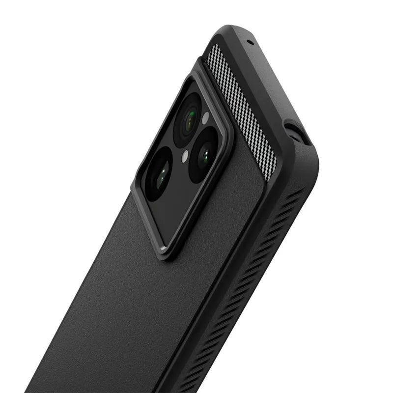 Spigen Rugged Armor – dėklas Sony Xperia 1 VIII (matinė juoda)