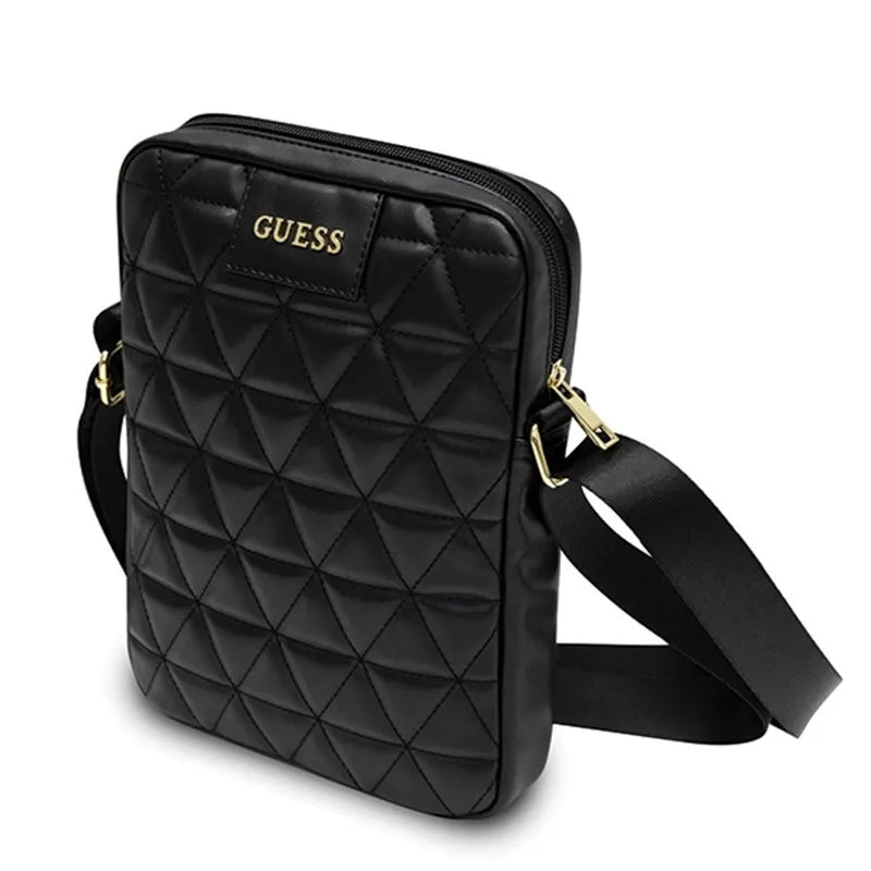 „Guess“ dygsniuotas planšetinio kompiuterio krepšys 10" (juodas)