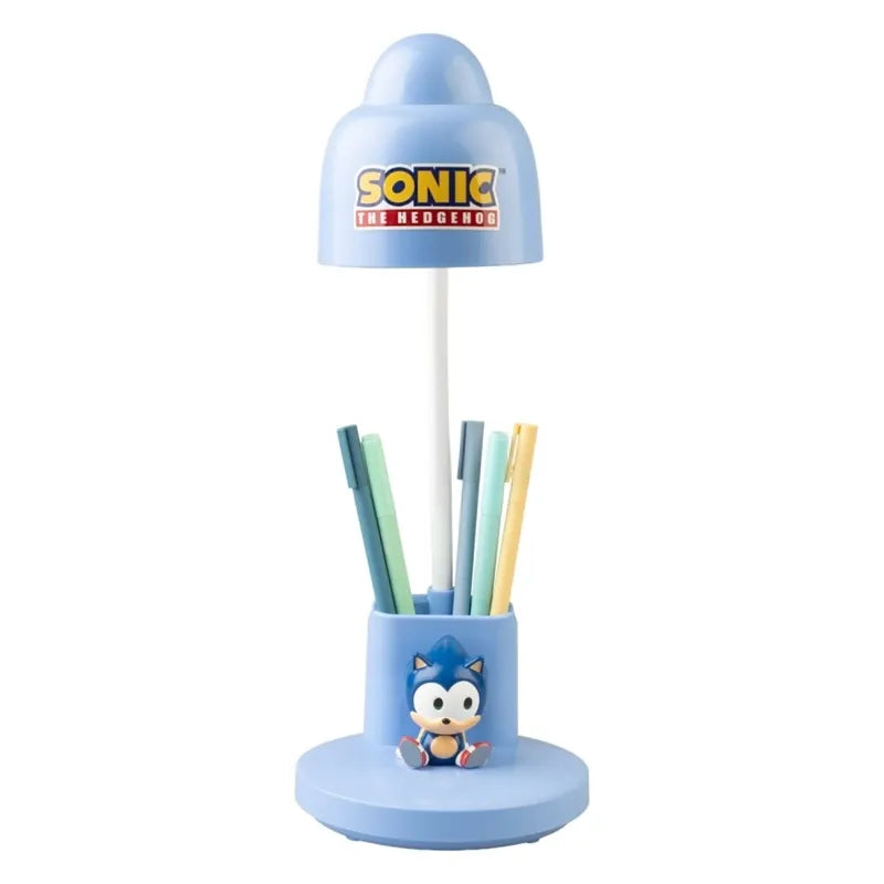 Sonic – lanksti LED stalinė lempa vaikams su organizatoriumi, belaidė, USB-C, reguliuojamo ryškumo