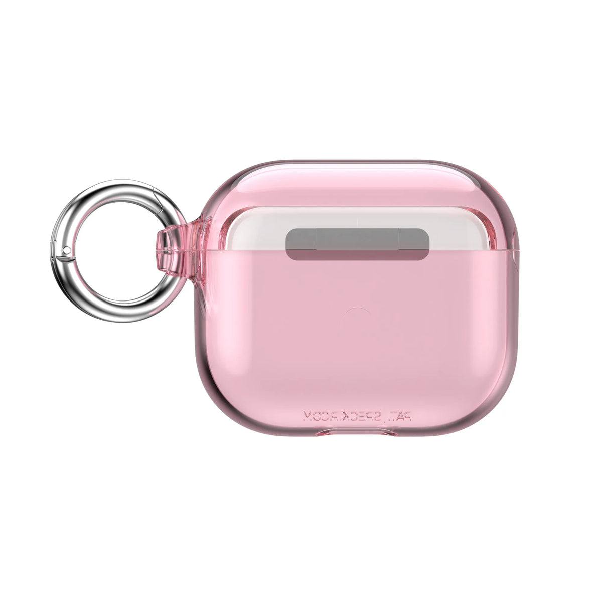 Speck Presidio Clear – dėklas Apple AirPods 3 gen su Microban (Icy Pink)