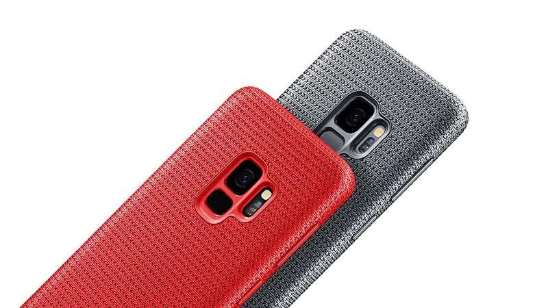 SAMSUNG Hyperknit Cover – dėklas, skirtas Samsung Galaxy S9 (raudonas)