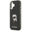 Karl Lagerfeld IML Aquarelle Karl & Logo MagSafe – Dėklas iPhone 17 (juodas)