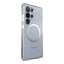Speck Presidio Perfect-Clear Magnet – Samsung Galaxy S25 Ultra MagSafe dėklas (skaidrus / chromo apdaila / Serene Silver)