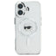 Karl Lagerfeld IML Metal Karl Head MagSafe – dėklas, skirtas iPhone 16 (baltas)