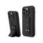 BMW Grip Stand Hot Stamp – dėklas iPhone 14 Pro Max (juodas)