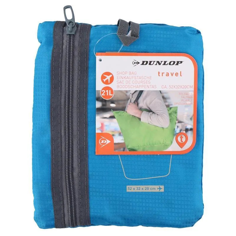 Dunlop – sulankstomas pirkinių krepšys (mėlynas)
