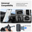 Crong Carclip Air Vent – universalus automobilinis telefono laikiklis į ventiliacijos groteles (juodas)
