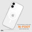 Case-Mate Tough D3O MagSafe – dėklas iPhone 16 Plus (skaidrus)