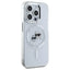 Karl Lagerfeld IML Metal Karl & Choupette Head MagSafe – dėklas iPhone 15 Pro Max (Baltas)