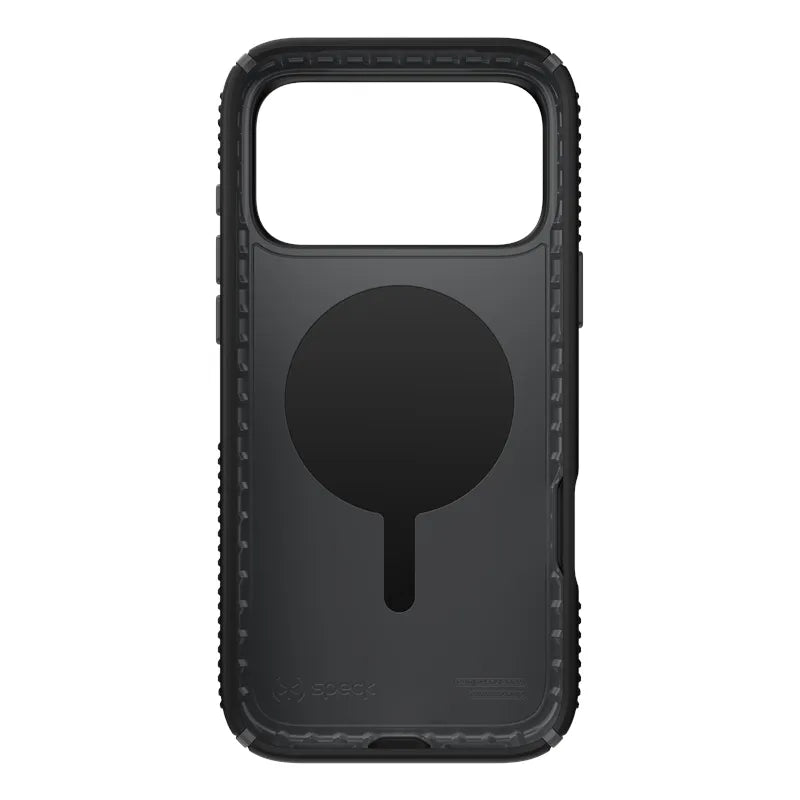 Speck Presidio2 Grip ClickLock & MagSafe dėklas, skirtas iPhone 17 Pro Max (juodas / pilkas / baltas)