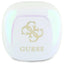 Guess 4G Printed Logo – „Bluetooth“ TWS ausinės + įkrovimo dėklas (baltos)