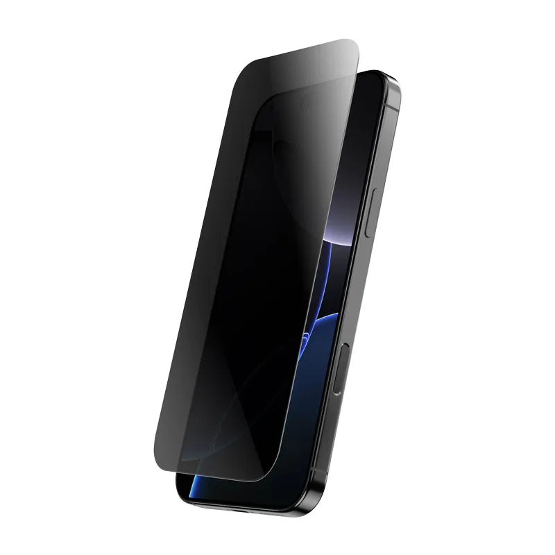 Crong Privacy 3D Armor Glass – grūdintas privatumo stiklas Apple iPhone 17e / 16e / 14 / 13 / 13 Pro