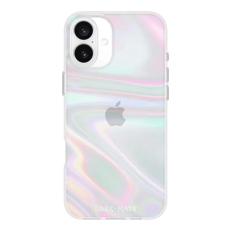 Case-Mate Soap Bubble – dėklas „iPhone 16 Plus“ (vaivorykštinis)