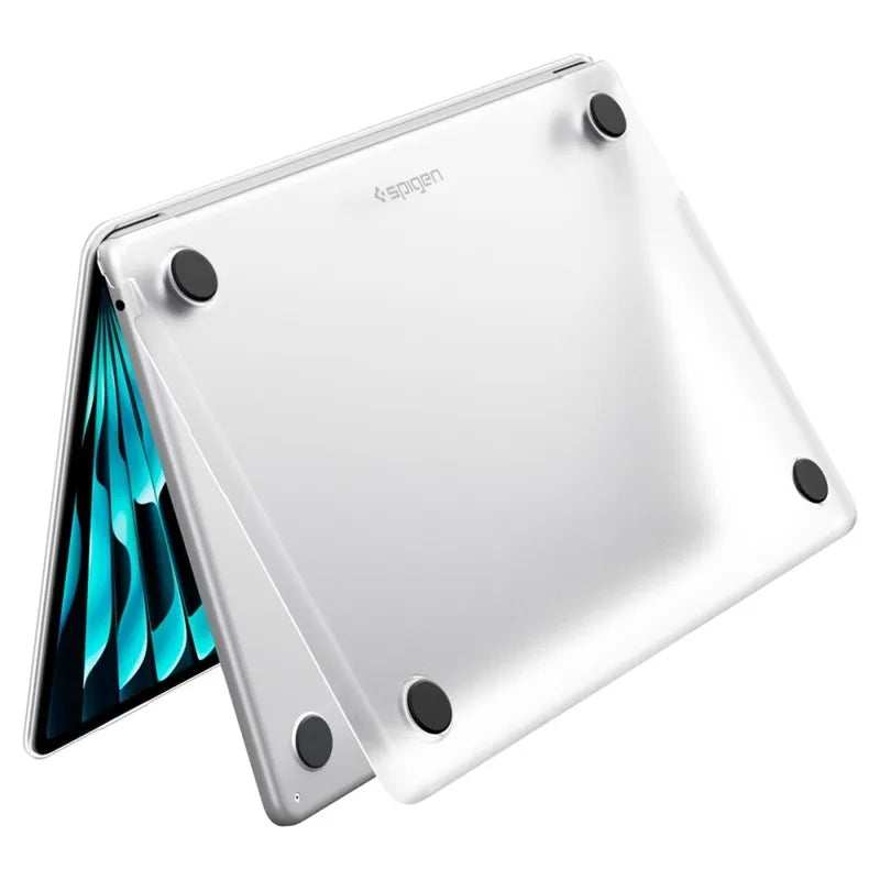Spigen AirSkin – „MacBook Air“ dėklas 13,6 colio (M5/M4/M3/M2/2026-2022) (Frost Clear)