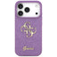 „Guess Fixed Glitter Big 4G“ – dėklas „iPhone 17 Pro“ (alyvinis)