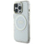 Guess IML Metal Colored Circle Classic Logo MagSafe – dėklas iPhone 16 Pro Max (baltas)