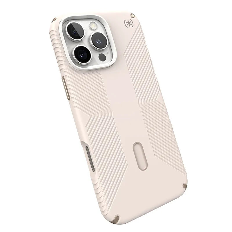 Speck Presidio2 Grip ClickLock & MagSafe – dėklas iPhone 16 Pro Max (smėlio spalvos)