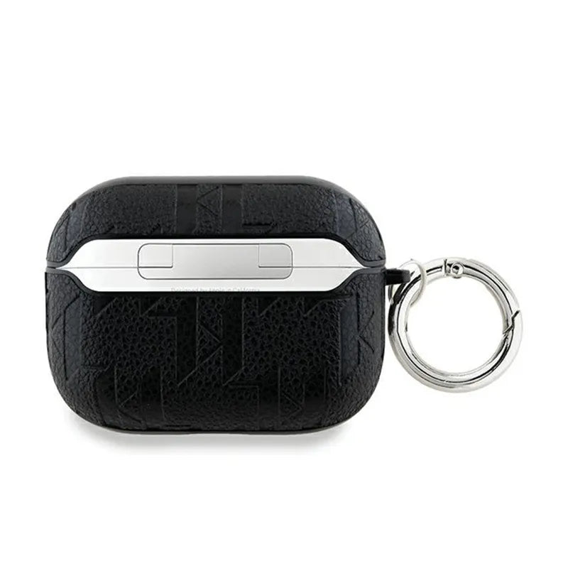 Karl Lagerfeld Monogram Karl & Choupette Head – AirPods Pro 2 dėklas (juodas)