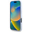 Guess Grained Big 4G Logo Small Classic Logo - dėklas iPhone 16 (mėlynas)