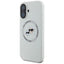 Karl Lagerfeld Silicone Double Heads And Circle MagSafe – Dėklas iPhone 16 (smėlio spalvos)
