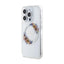Guess IML Flowers Wreath MagSafe – dėklas iPhone 15 Pro (skaidrus)