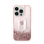 Karl Lagerfeld Liquid Glitter Big Logo dėklas – dėklas iPhone 14 Pro telefonui (rožinis)