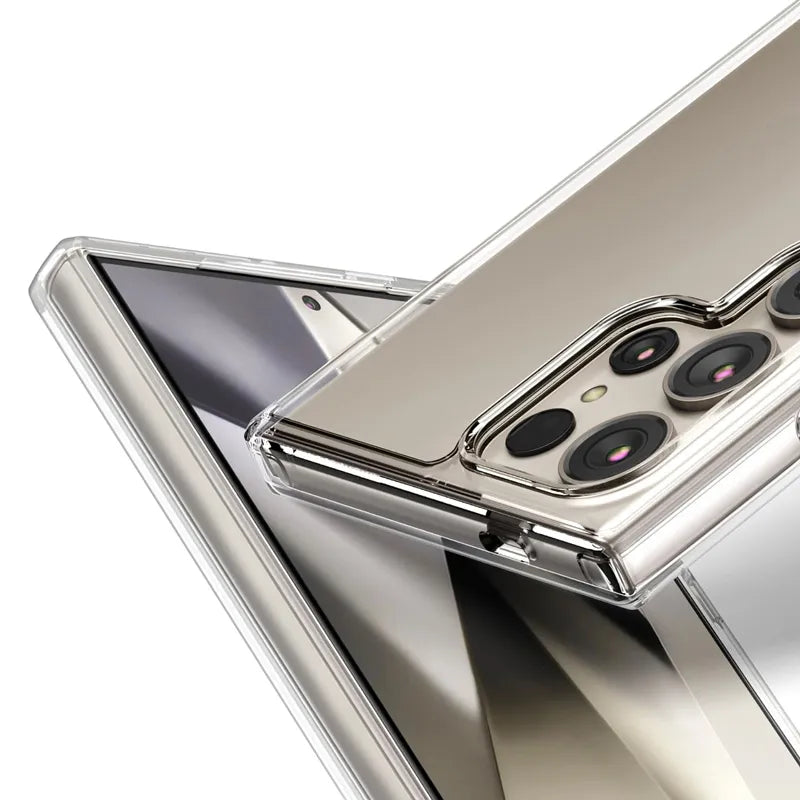 Crong Crystal Shield Cover – Samsung Galaxy S24 Ultra dėklas (skaidrus)