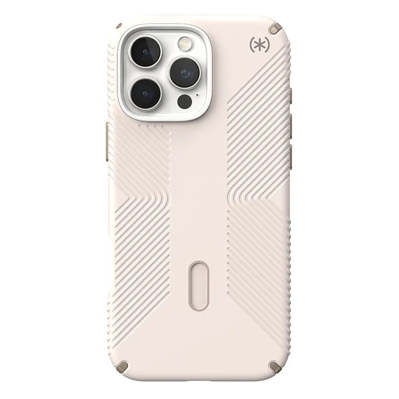 Speck Presidio2 Grip ClickLock & MagSafe – dėklas iPhone 16 Pro Max (smėlio spalvos)