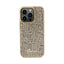 Guess Disco Metal Script – apsauginis dėklas, skirtas iPhone 14 Pro (auksinis)