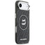 Karl Lagerfeld IML Choupette Head Logo MagSafe – dėklas iPhone Air (juodas)
