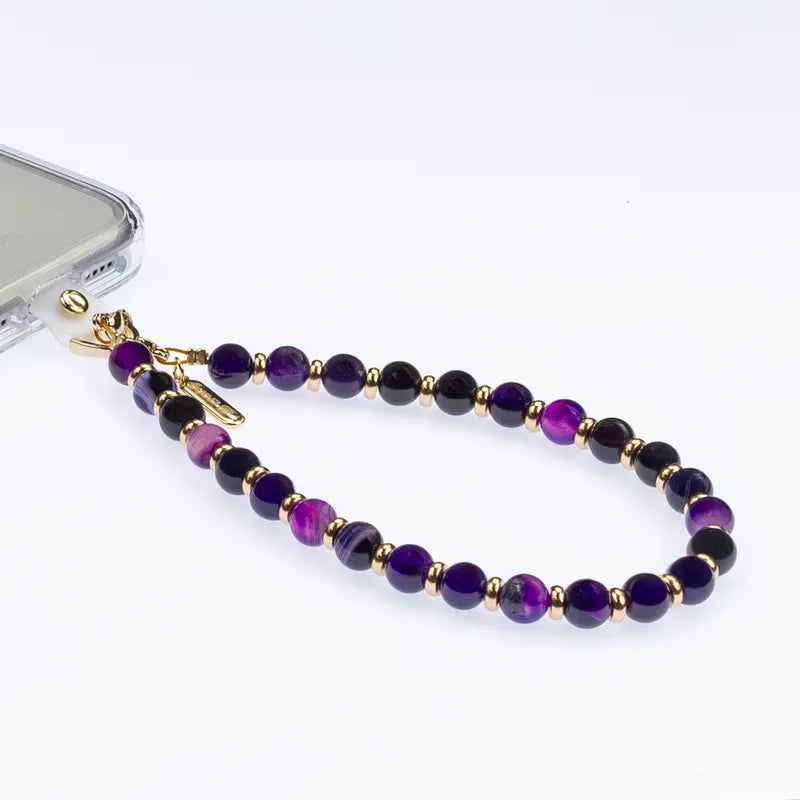 Crong Phone Charm – telefono pakabukas (purpurinis agatas)