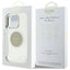 „Guess IML Metal Colored Circle Classic Logo MagSafe“ – dėklas, skirtas „iPhone 16 Pro Max“ (pilkas)