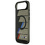 BMW M IML Metal Buttons Tricolor Lines MagSafe – dėklas iPhone Air (juodas)