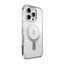 Speck Presidio Perfect-Clear ClickLock & MagSafe dėklas - iPhone 16 Pro (skaidrus / chromo apdaila / Serene Silver)