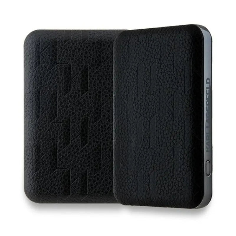 Karl Lagerfeld Choupette Head Pin MagSafe – belaidė išorinė baterija 5000 mAh 15 W (juoda)