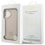 Guess Grained Strass Logo MagSafe – Dėklas iPhone 17 (rožinis)