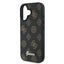 Guess Peony Script MagSafe – dėklas iPhone 16 Plus (juodas)