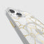 Case-Mate Floral Gems MagSafe – iPhone 15 Plus dėklas (auksinis)