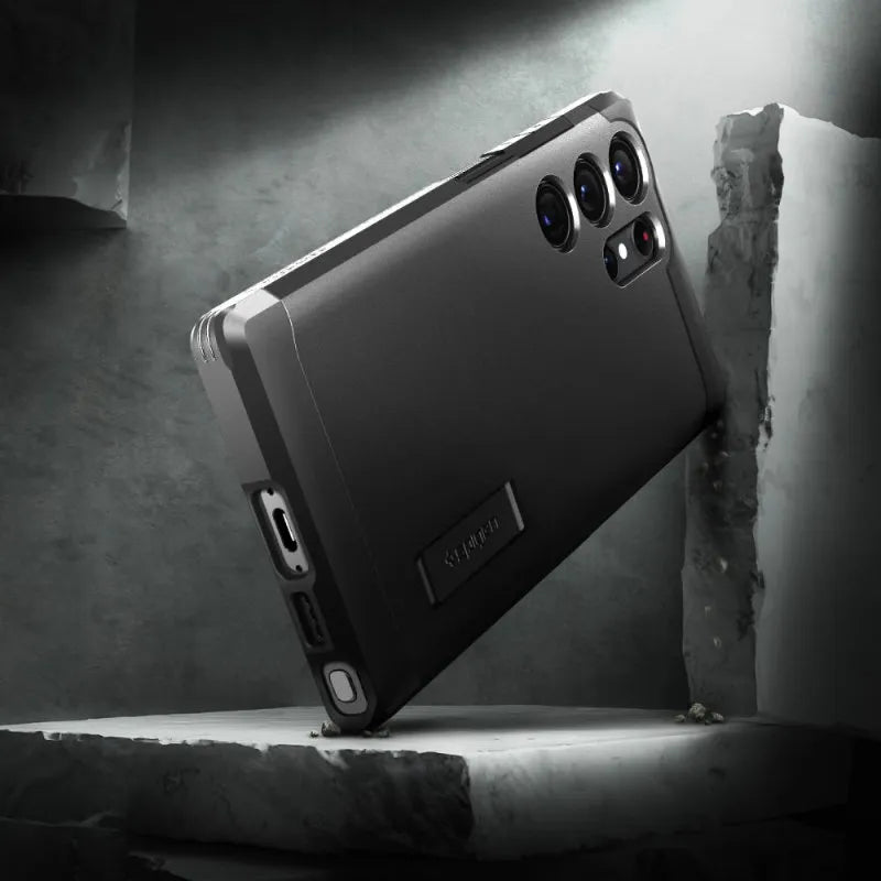 Spigen Tough Armor – dėklas Samsung Galaxy S23 Ultra (juodas)