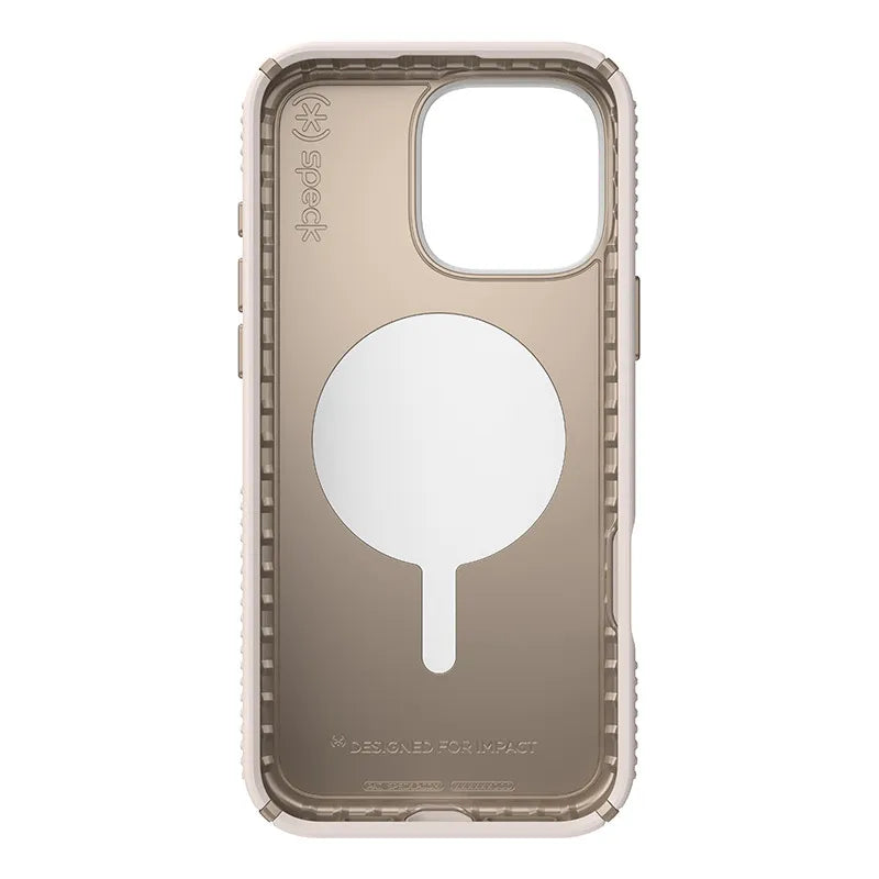 Speck Presidio2 Grip ClickLock & MagSafe – dėklas iPhone 16 Pro Max (smėlio spalvos)