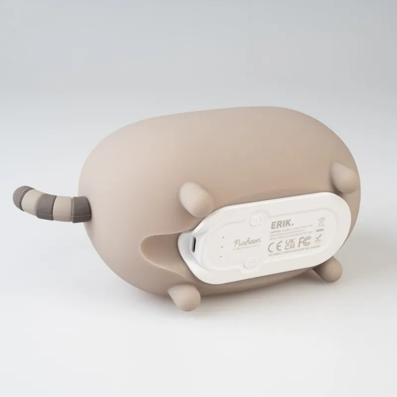 Pusheen – minkšta silikoninė LED naktinė lemputė vaikams su reguliuojamu ryškumu