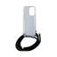 Guess Crossbody Cord 4G Print - dėklas iPhone 15 Pro (juodas)