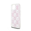 DKNY Liquid Glitter Multilogo – dėklas iPhone 15 / 14 / 13 (rožinis)
